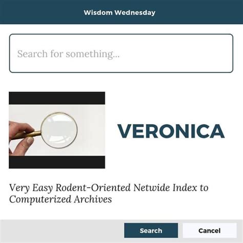 Veronica Search